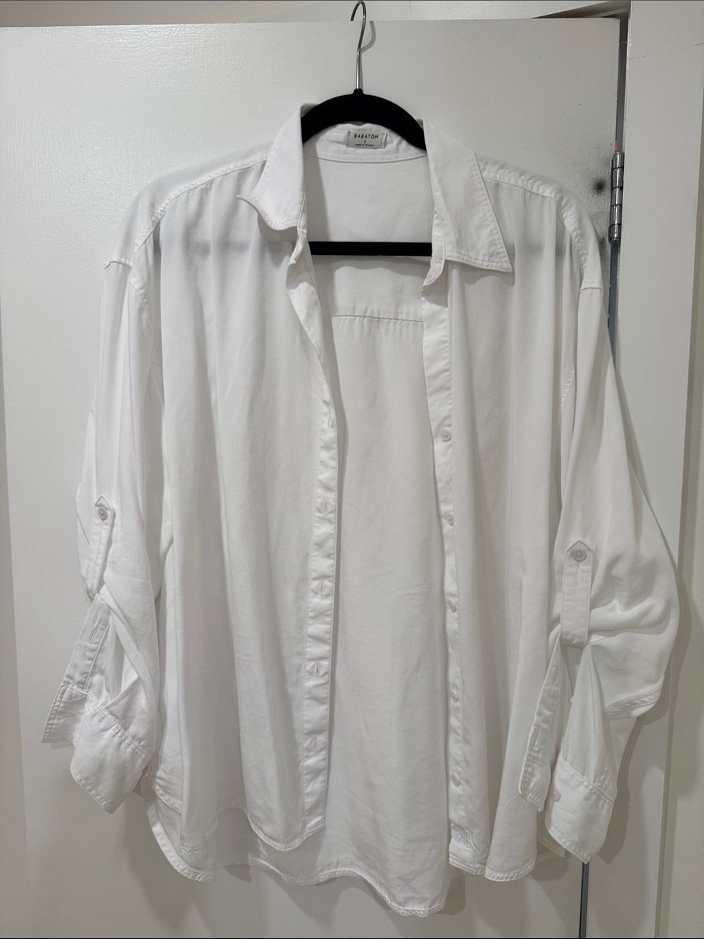 Babaton aritzia White Casual Button-Down Shirt